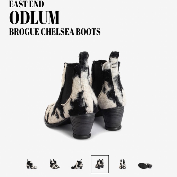 John Fluevog x Anna Sui Odlum Brogue Chelsea Boot - Picture 5 of 13